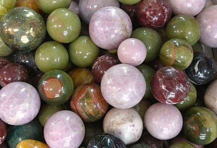 Esferas de Minerales Peruanos Pulidas Peruvian Minerals